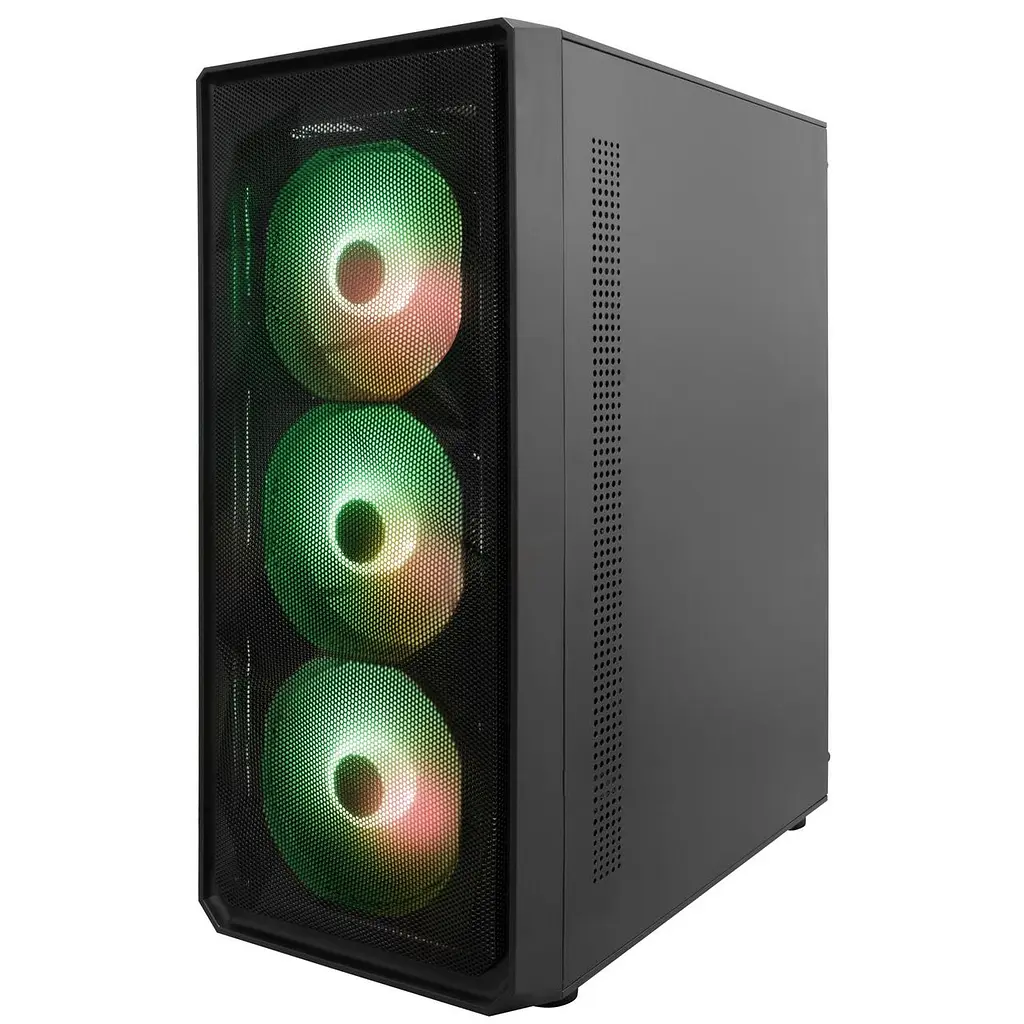 Корпус 1stPlayer FD3-BK-4F7 Чорний без БЖ - фото 8