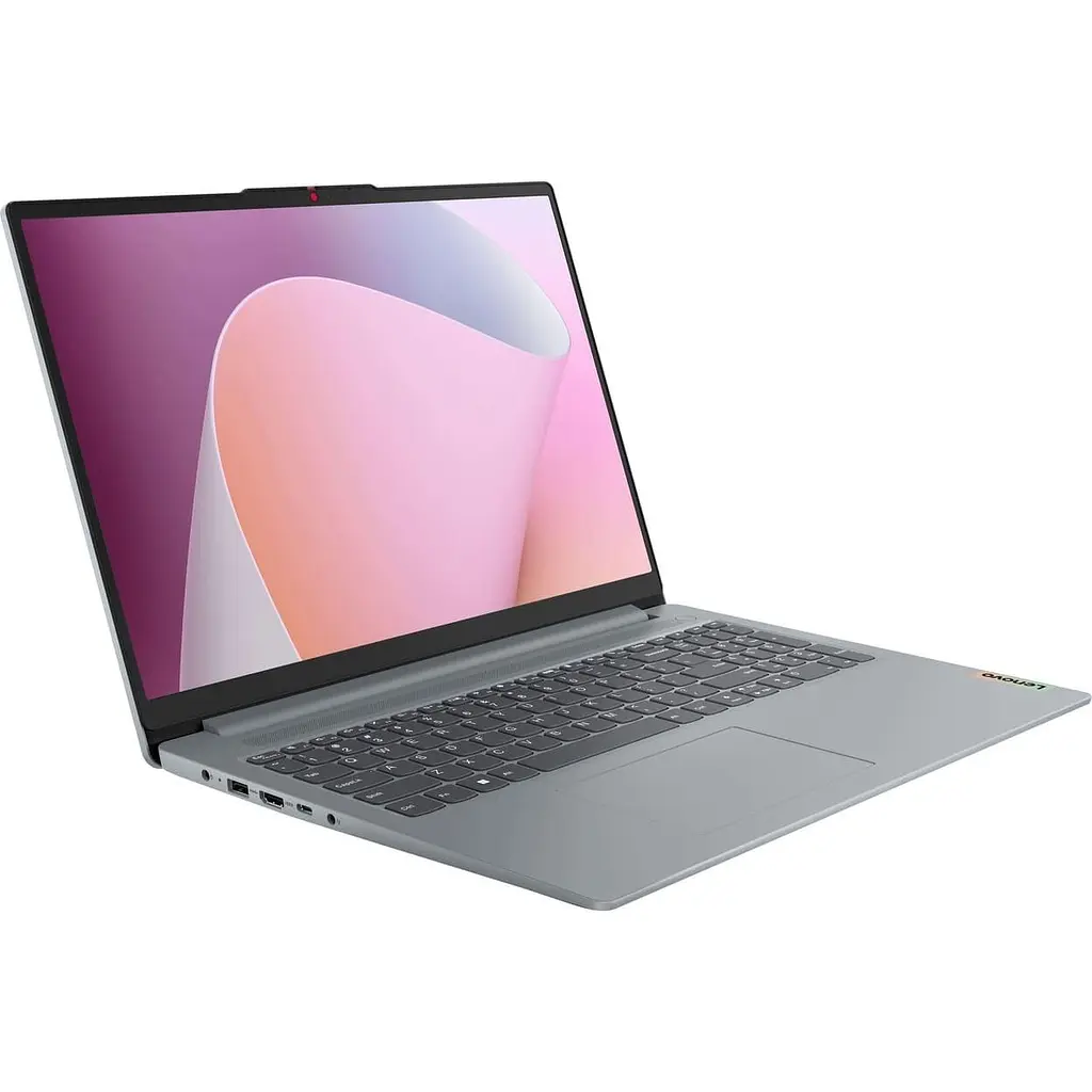 Ноутбук Lenovo 15.6 IdeaPad Slim 3 15AMN8 FHD IPS/Ryzen 5 5500U/16GB/UMA/Radeon/DOS/Grey (82XQ0137RA) - фото 2