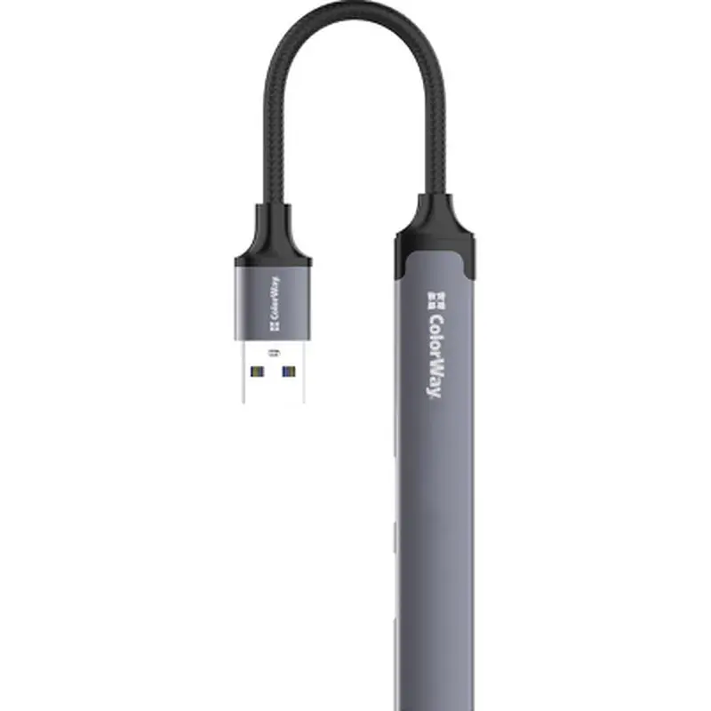 Концентратор ColorWay USB-A 4-в-1 USB2.0х3/USB3.0 (CW-HUB05) - фото 9
