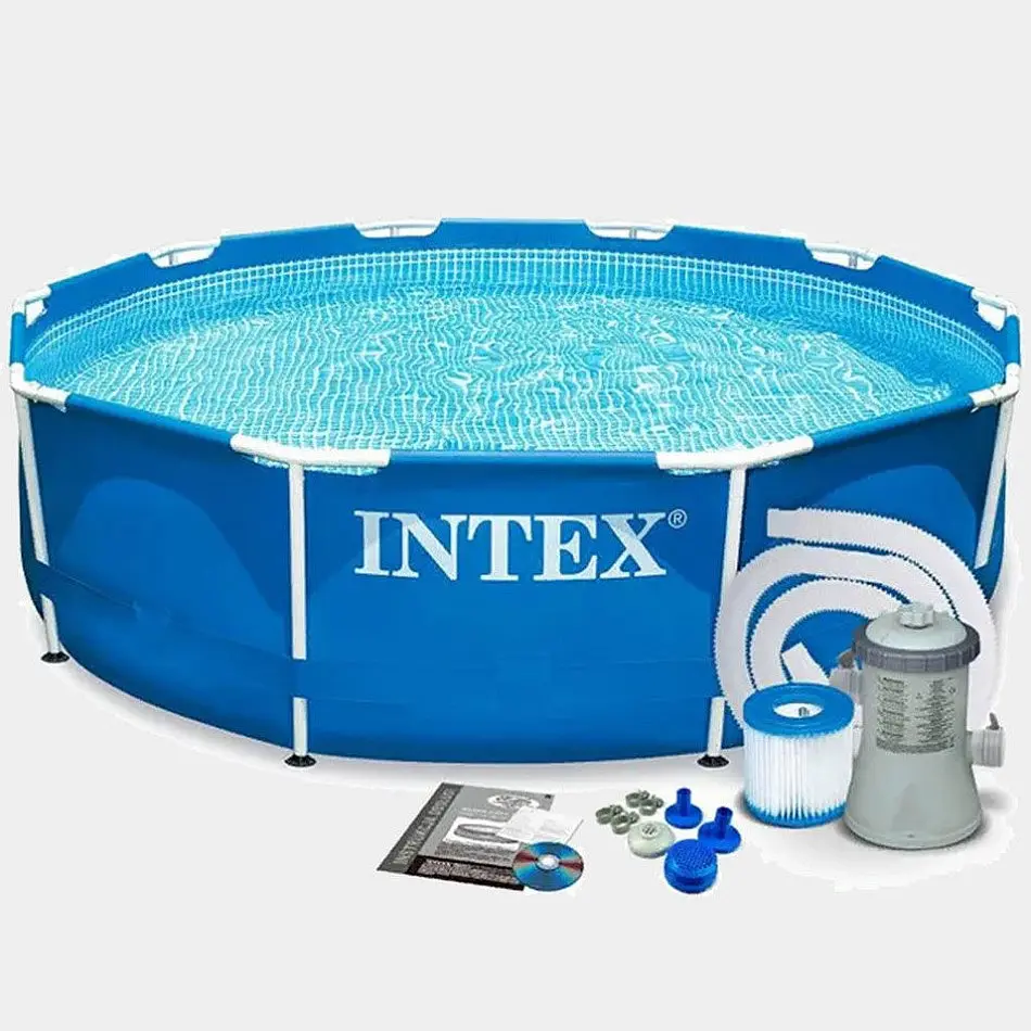Круглий каркасний басейн із фільтрувальним насосом Intex 305 x 76 см - фото 2