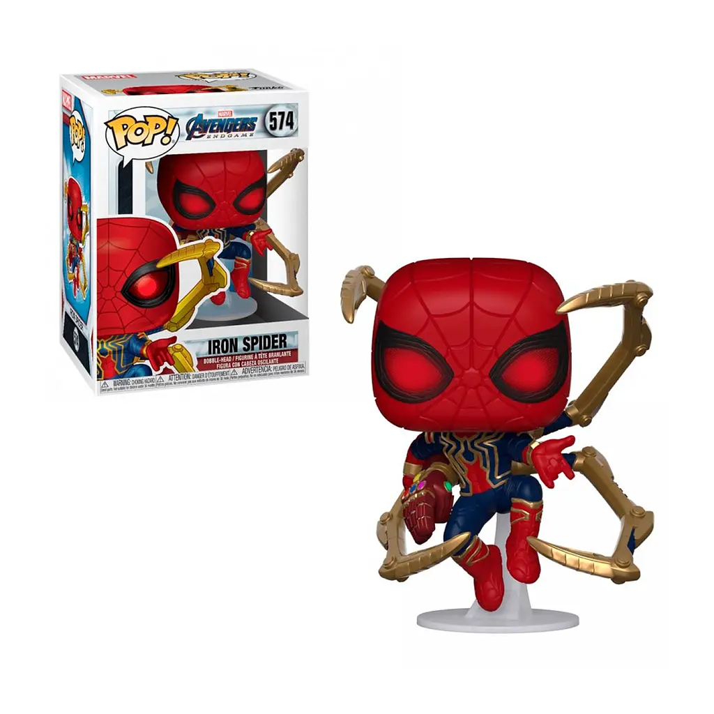 Ігрова фігурка Funko Pop Месники Фінал Людина-Павук з нано-рукавичкою (45138) - фото 4