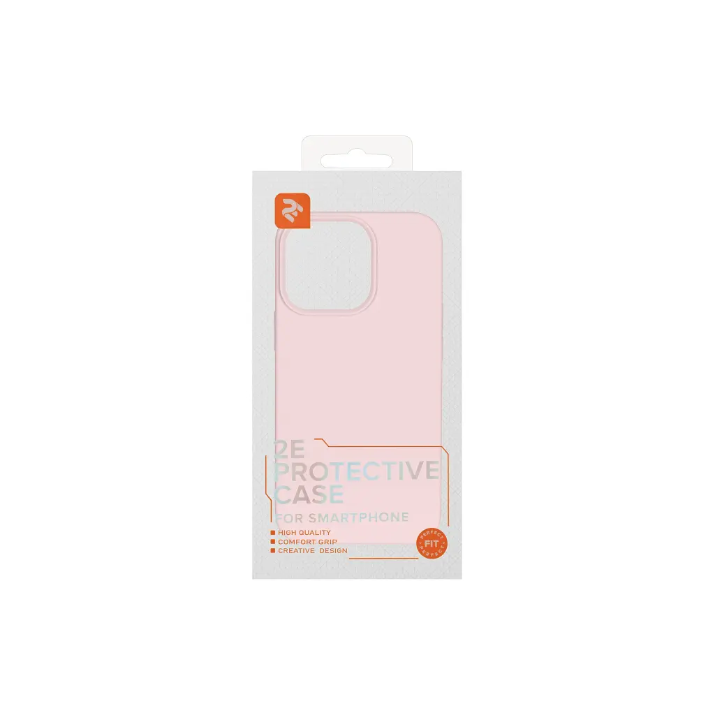 Чохол до мобільного телефона 2E Apple iPhone 14 Pro Liquid Silicone Rose Pink (2E-IPH-14PR-OCLS-RP) - фото 3