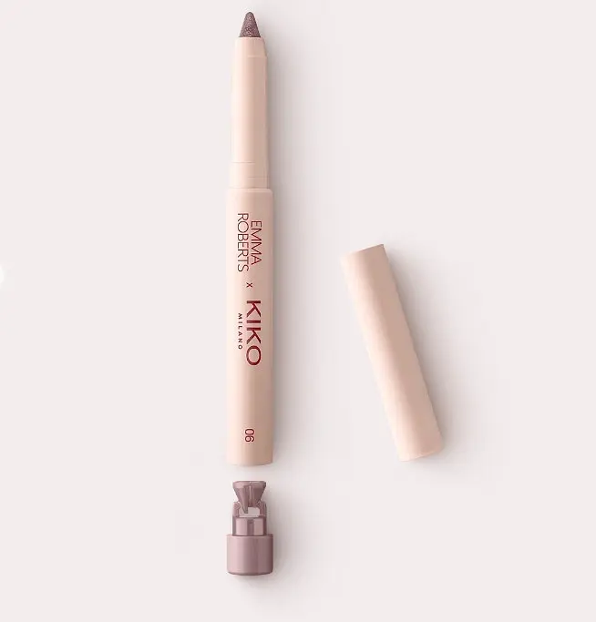 Олівець для очей Emma Roberts X Kiko Milano 3 In 1 Eyes Multitasker 06 Over The Taupe - фото 2