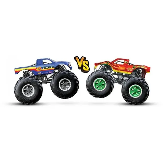 Набор Hot Wheels из 2 машинок-внедорожников серии Monster Trucks в ассортименте (FYJ64) - фото 9