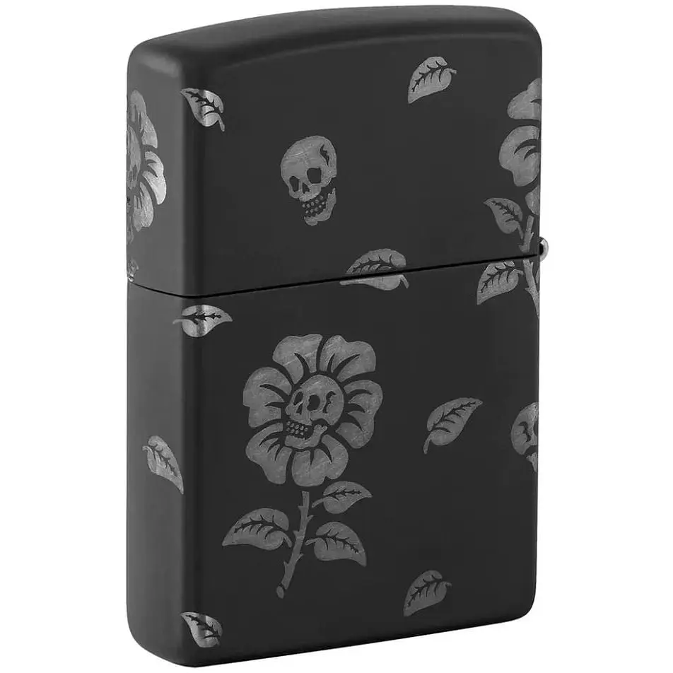 Запальничка Zippo 218C Flower Skulls Design - фото 2
