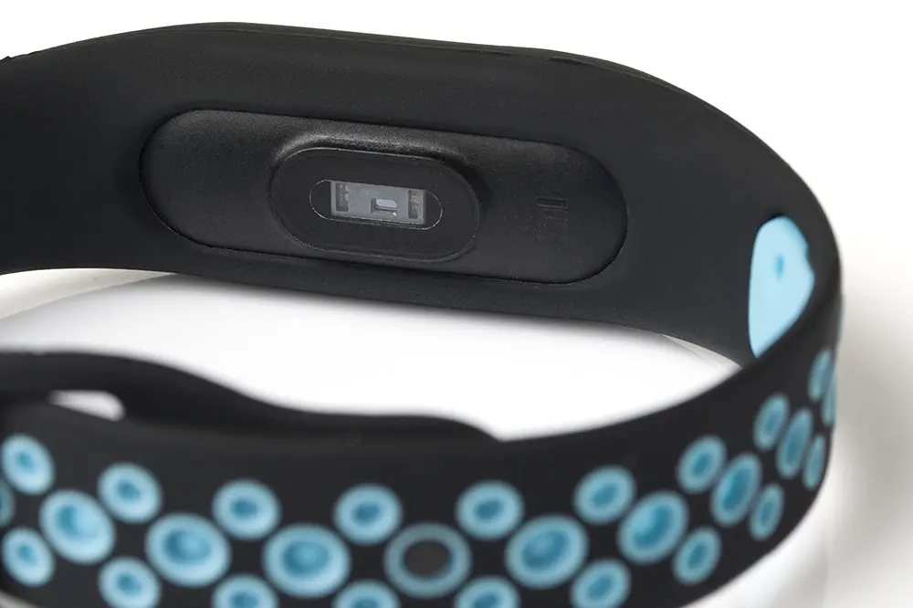 Силиконовый ремешок Primo Perfor Sport для Xiaomi Mi Band 2 Black Blue - фото 3