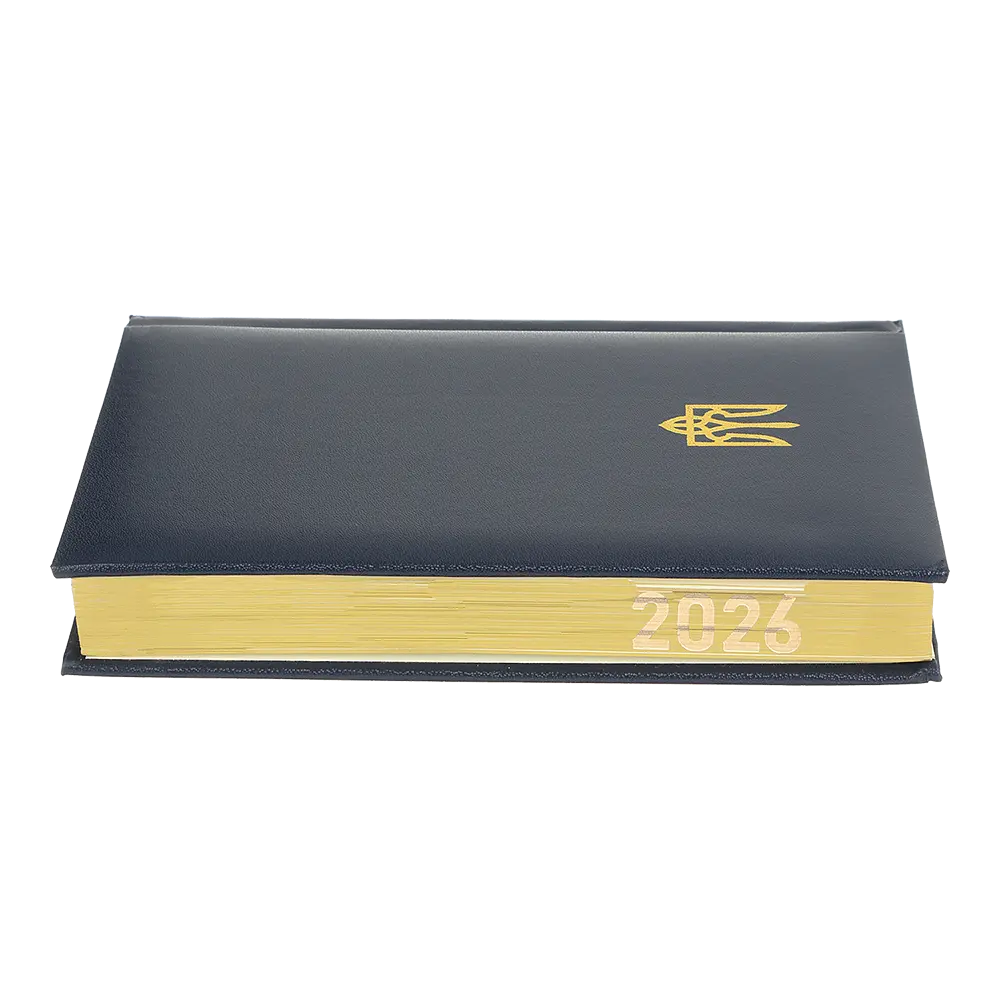 Щоденник датований Buromax Powerful 2026 A6 штучна шкіра/поролон темно-синій (BM.2583-03) - фото 5