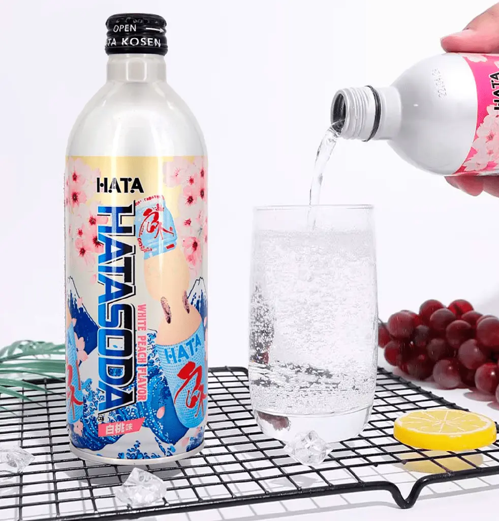 Газований напій Hata Soda Ramune White Peach 500мл - фото 3