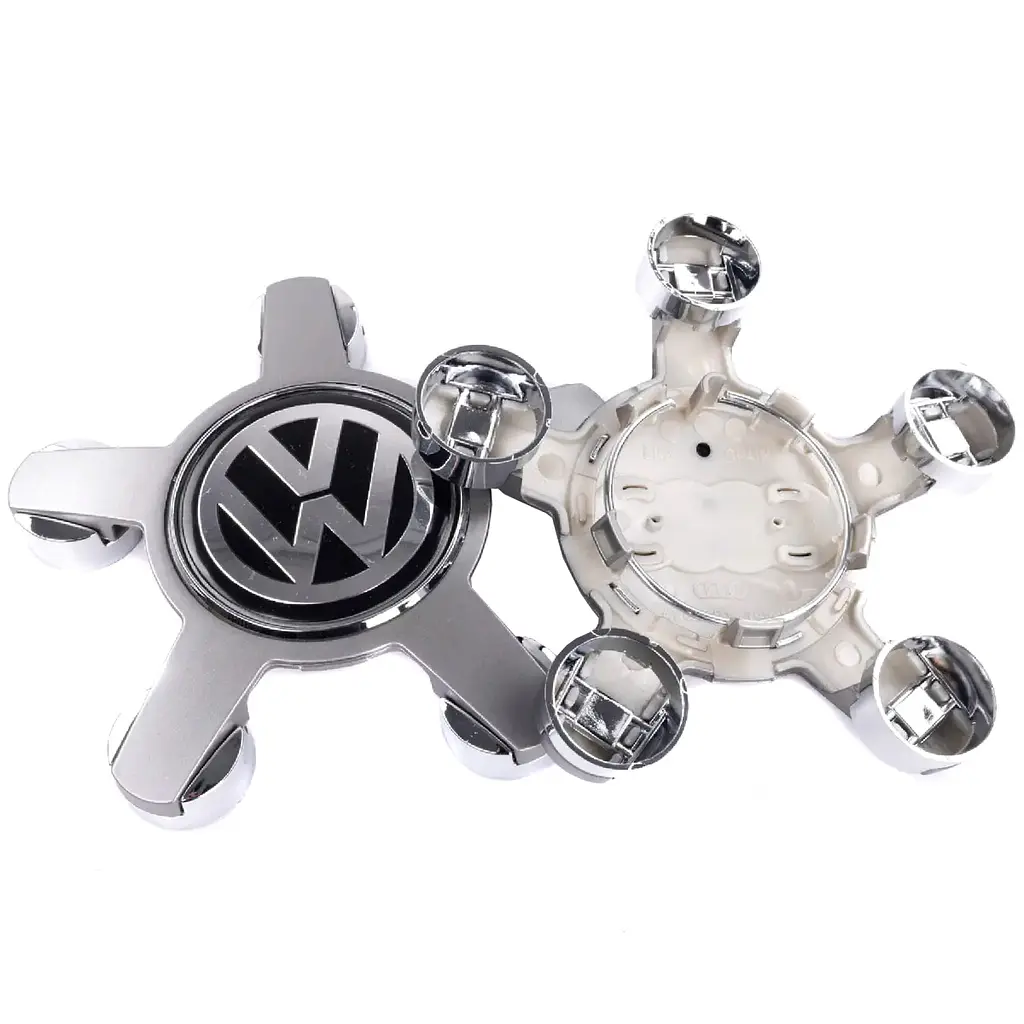 Ковпачки заглушки на литі диски Volkswagen 135/57 мм Зірка Краб 1 шт (4F0601165N)