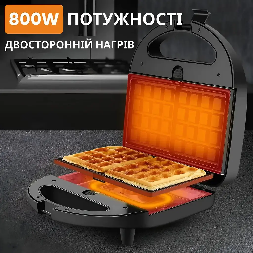 Вафельница Sokany SK-BBQ-137 - фото 9