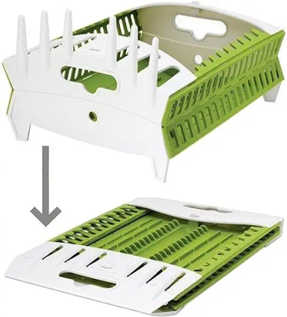 Органайзер – сушарка Collapsible Dish Rack ∙ Складна кухонна підставка для сушіння посуду - фото 2