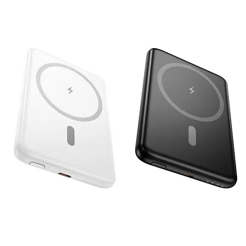 Універсальна мобільна батарея Hoco J140A Tony PD20W ultra-thin magnetic power bank 5000mAh білий - фото 2