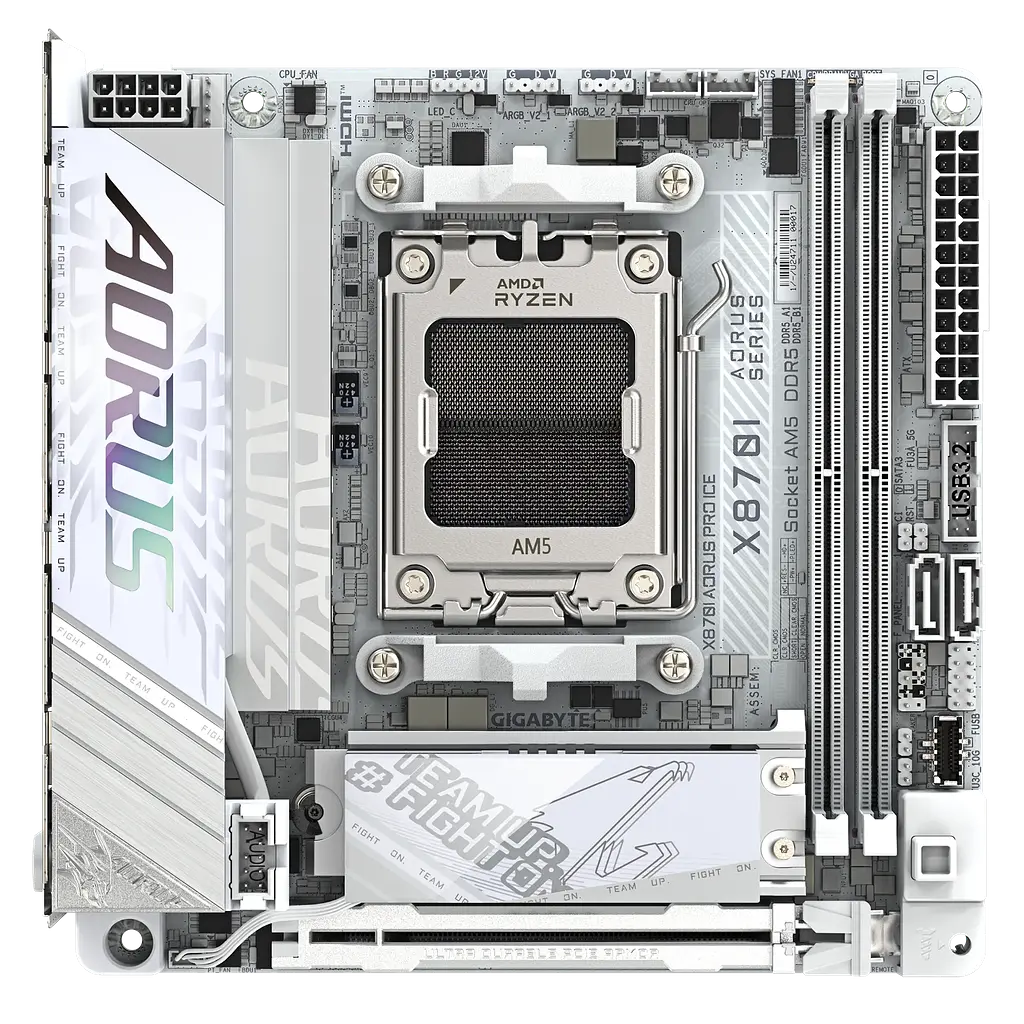 Материнська плата GIGABYTE X870I AORUS PRO ICE Socket AM5