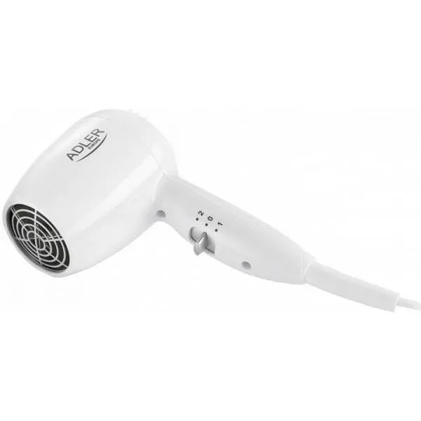 Фен Adler AD 2252 с креплением на стене 1600 Вт концентратор 2 скорости компактный 1 шт. белый (33705-IS) - фото 2