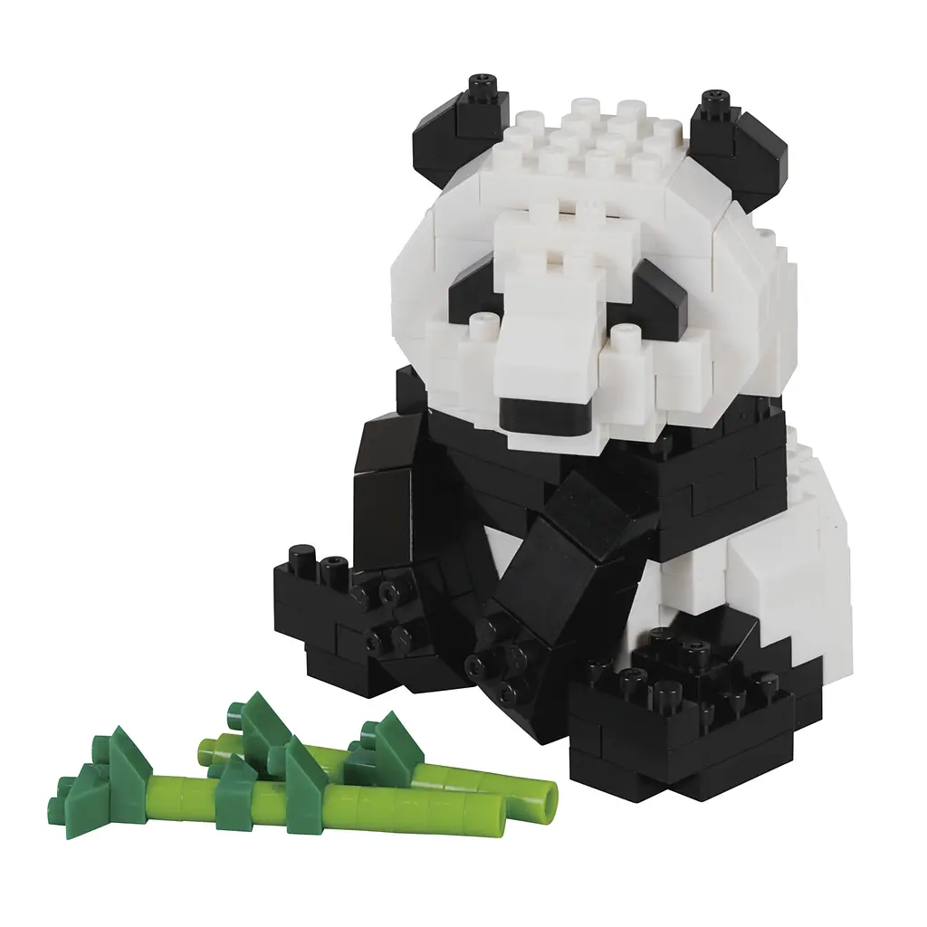 Конструктор Nanoblock Большая панда 220 элементов (124115) - фото 2