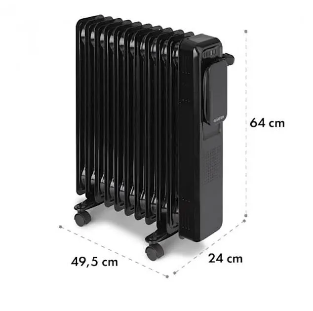 Масляный обогреватель Klarstein Thermaxx Elevate Smart (10035277) - фото 6