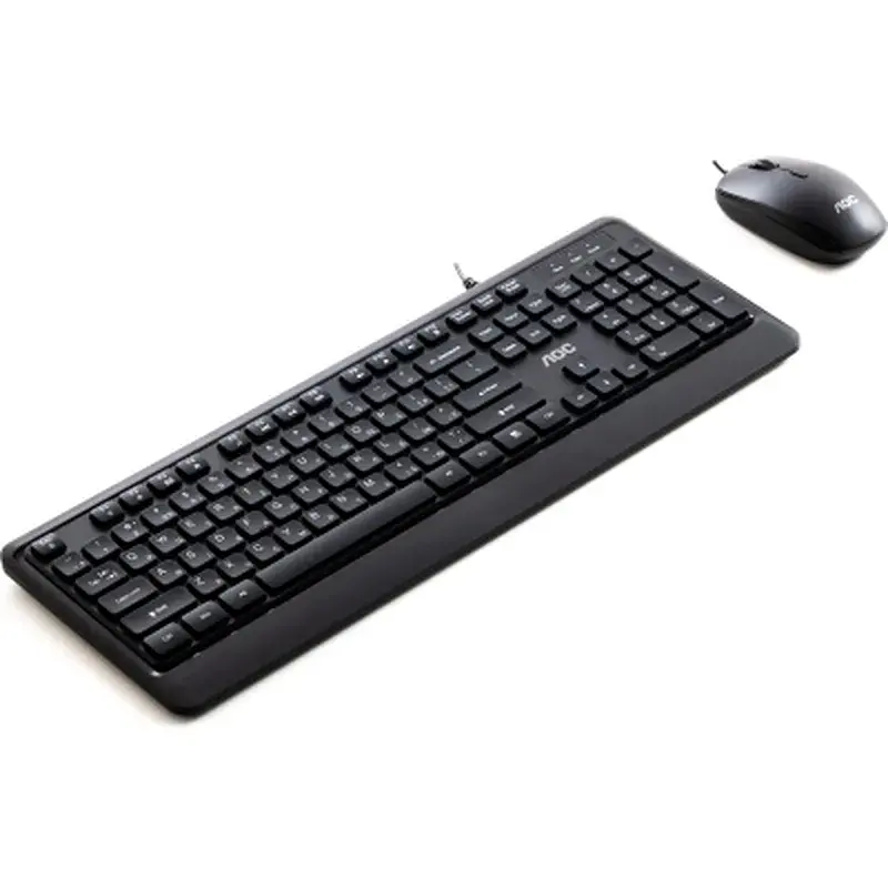 Комплект AOC KM220B USB UA Black (KM220B/97) - фото 2