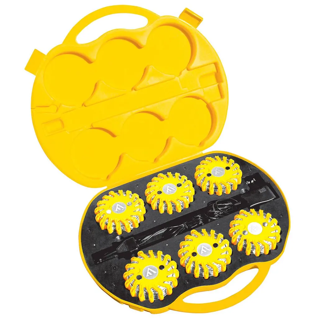 Комплект ліхтарів професійних Mactronic M-Flare (65 Lm) Yellow Magnet Synch Recharg 12/220V (PSD0016 - фото 2