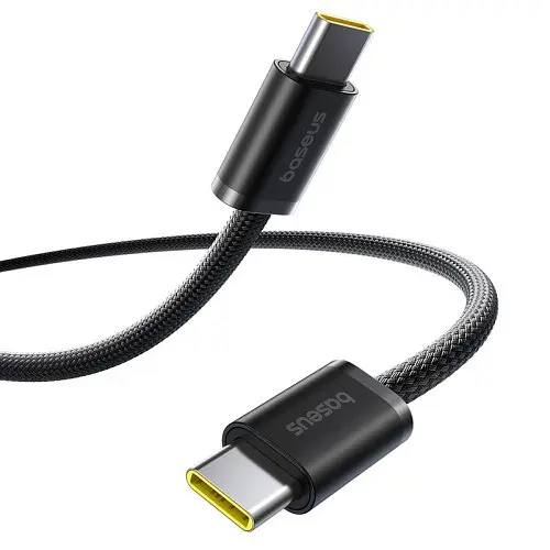 PD кабель Baseus Dynamic 4 Fast Charging Type-C to Type-C 100W 1m Cluster чорний P10381400111-00 - фото 4