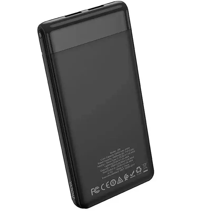 Додаткова батарея Hoco J59 Famous (10000mAh) Black - фото 3
