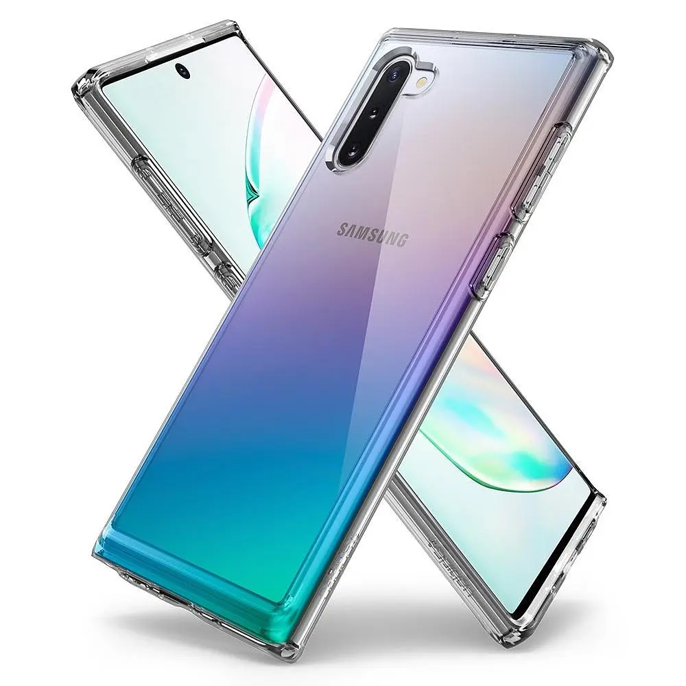 Прозорий протиударний чохол Spigen Ultra Hybrid для Samsung Galaxy Note 10 Crystal Clear - фото 8