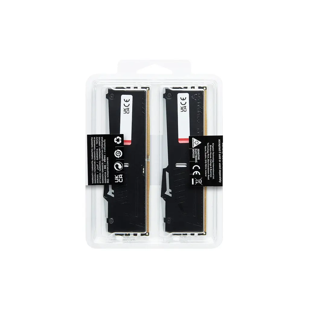 Модуль пам'яті для комп'ютера DDR5 128GB (2x64GB) 5600 MHz Beast RGB Kingston Fury (ex.HyperX) (KF556C40BBAK2-128) - фото 7