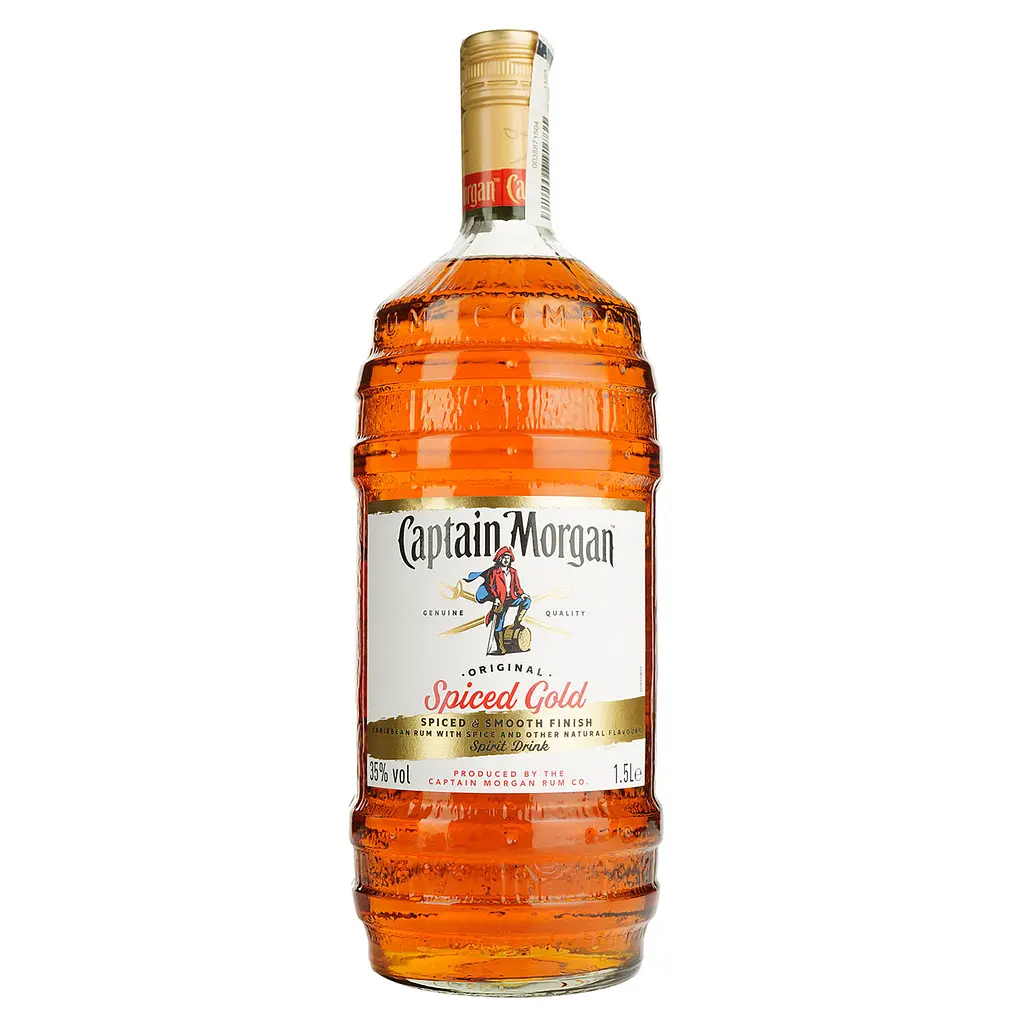Уцінка. Алкогольний напій Captain Morgan Spiced Gold 35% 1.5 л