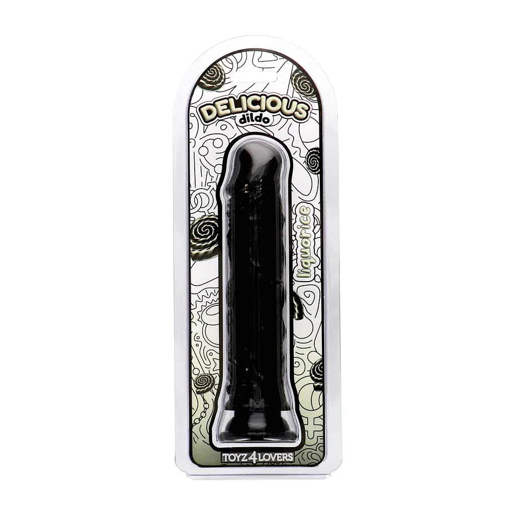 Фалоімітатор з ароматом лакриці - Toyz4lovers Delicious Dildo Liquorice, 20 см - фото 6