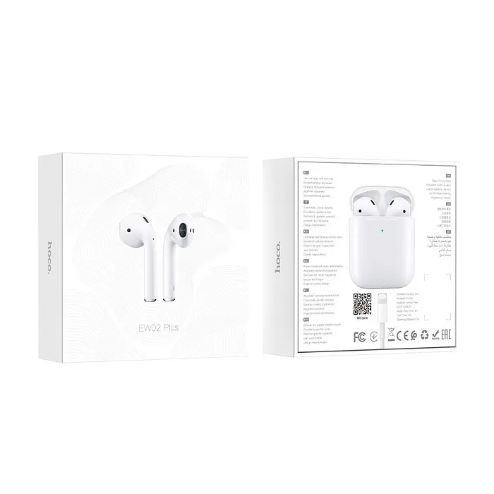 Навушники Bluetooth HOCO EW02, White, Кейс - фото 4