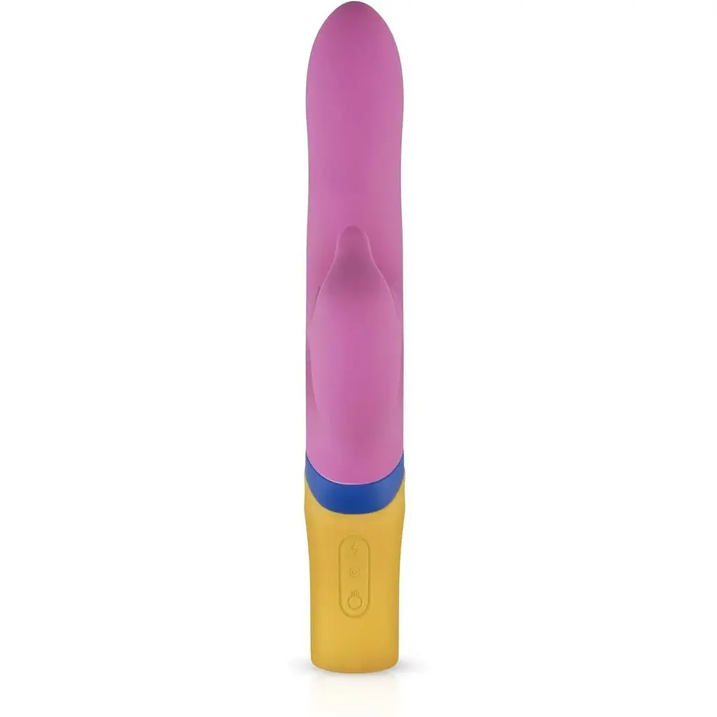 Вибратор-кролик PMV20 Dolphin Vibrator Ротация ствола двойная стимуляция - фото 5