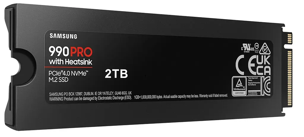 SSD накопичувач Samsung M.2 2TB PCIe 4.0 990PRO + радіатор - фото 5