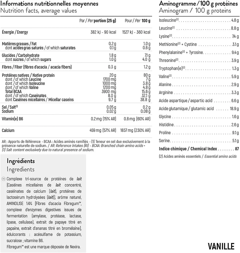 Протеїн STC Nutrition Micellar Casein Vanille 750 г - фото 2