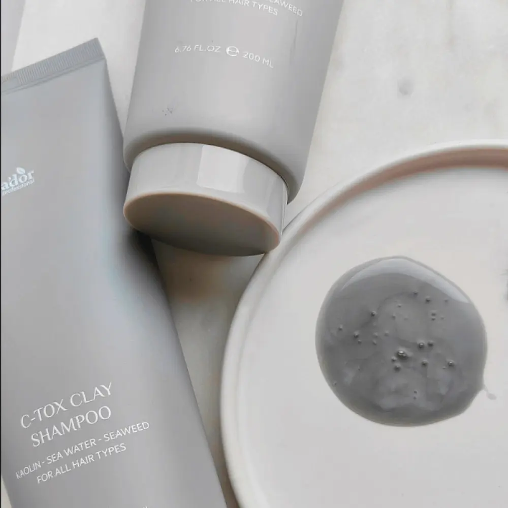 Шампунь з глиною та морськими мінералами C-Tox Clay Shampoo La'dor 200 мл - фото 2