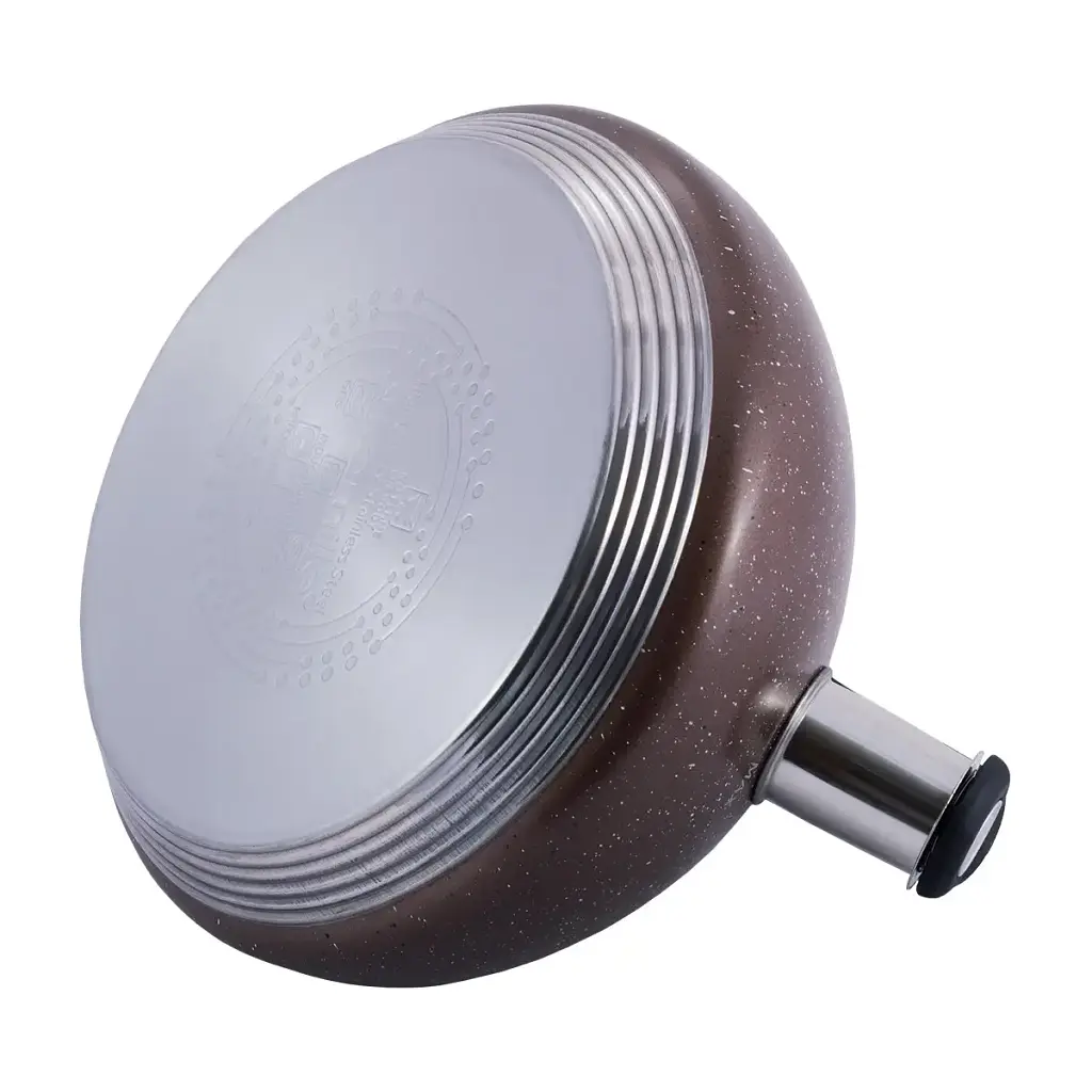 Чайник із свистком Kamille KM-0855 brown 3,0 л - фото 4