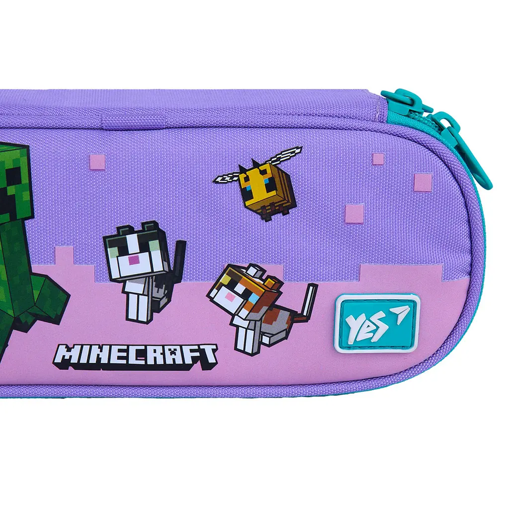Шкільний пенал м'який Yes PH-30 Minecraft Pinky - фото 4
