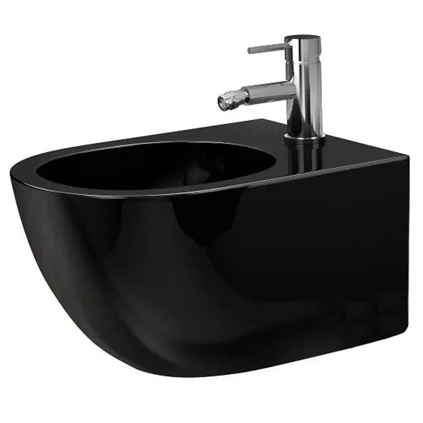 Підвісне біде Rea Carlo Mini black REA-C6380, Чорний