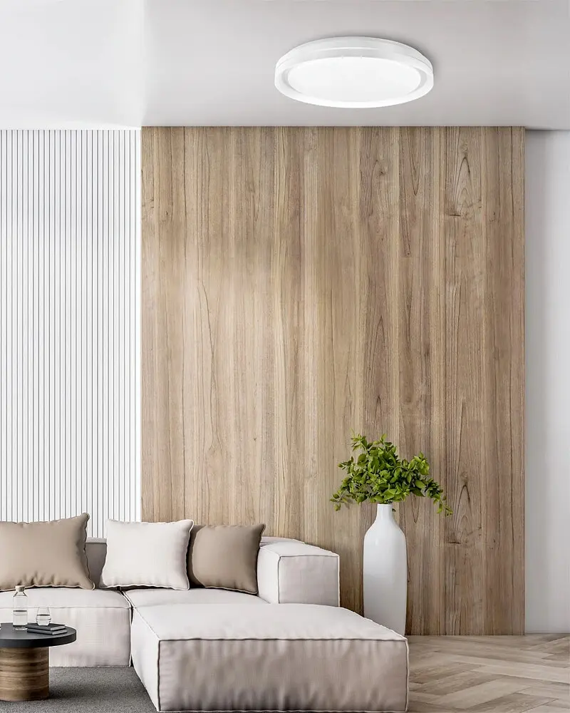 Светильник потолочный, люстра с пультом светодиодная Goldlux 328809 Eliza Led 1x72W 3000K-6000K 8000Lm IP44 Белый - фото 3