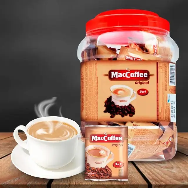 Напій кавовий MacCoffee 3в1 Original Банка 50*20 г - фото 2