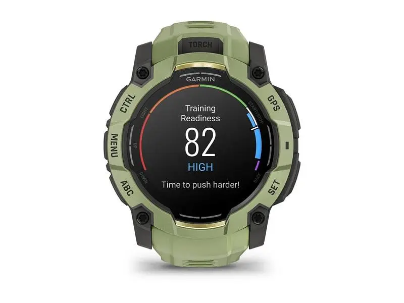 Смарт-годинник Garmin Instinct 3 50mm AMOLED Green with Fern Green Band (010-03020-02) - фото 5