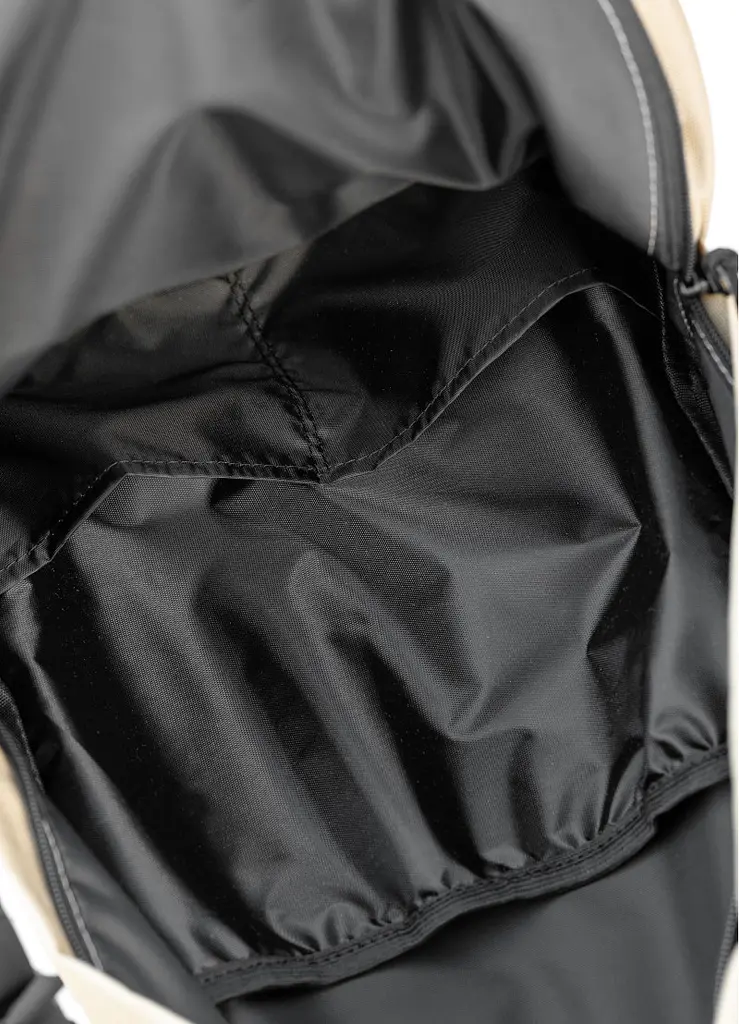 Женский рюкзак Sambag Active песочный тканевый с принтом "monstera" 40 х 33 х 14 см (11811144) - фото 7