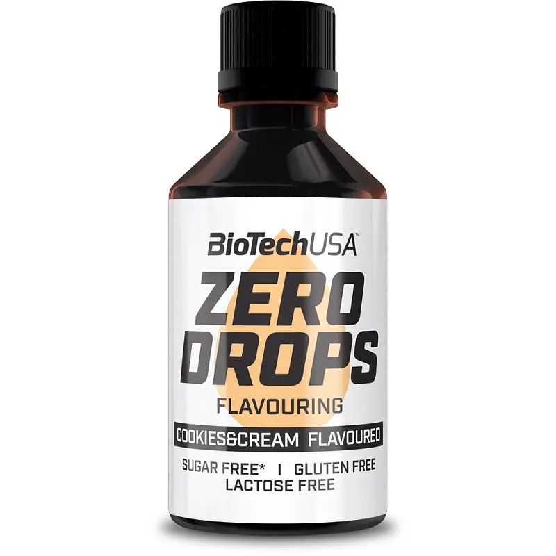 Замінник харчування BioTech Zero Drops, 50 мл - Печиво-крем