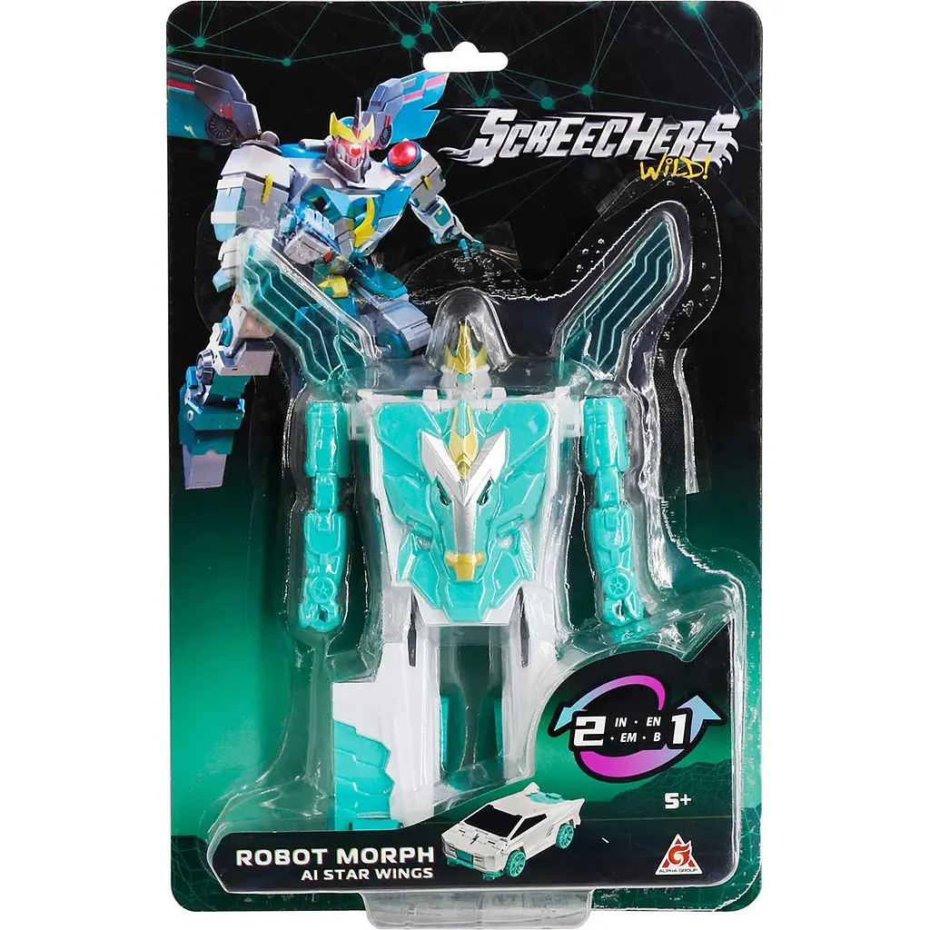 Робот-трансформер Screechers Wild S5 Star Wings (KS686153) - фото 4