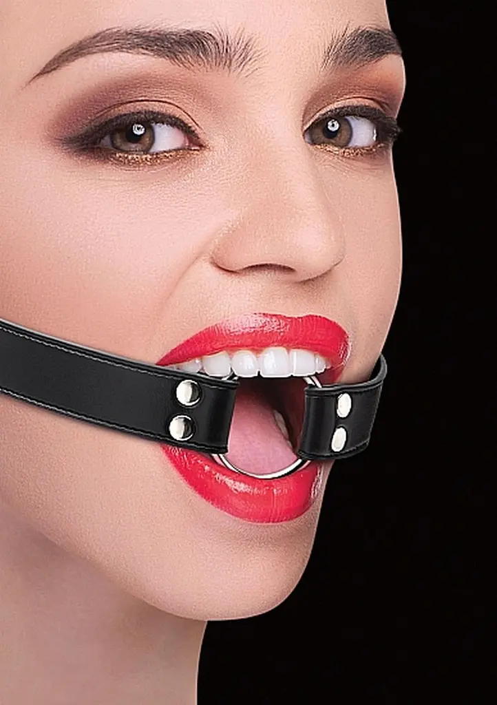 Кляп Ring Gag - Black Ouch! 36-OU104BLK 98933 - фото 2