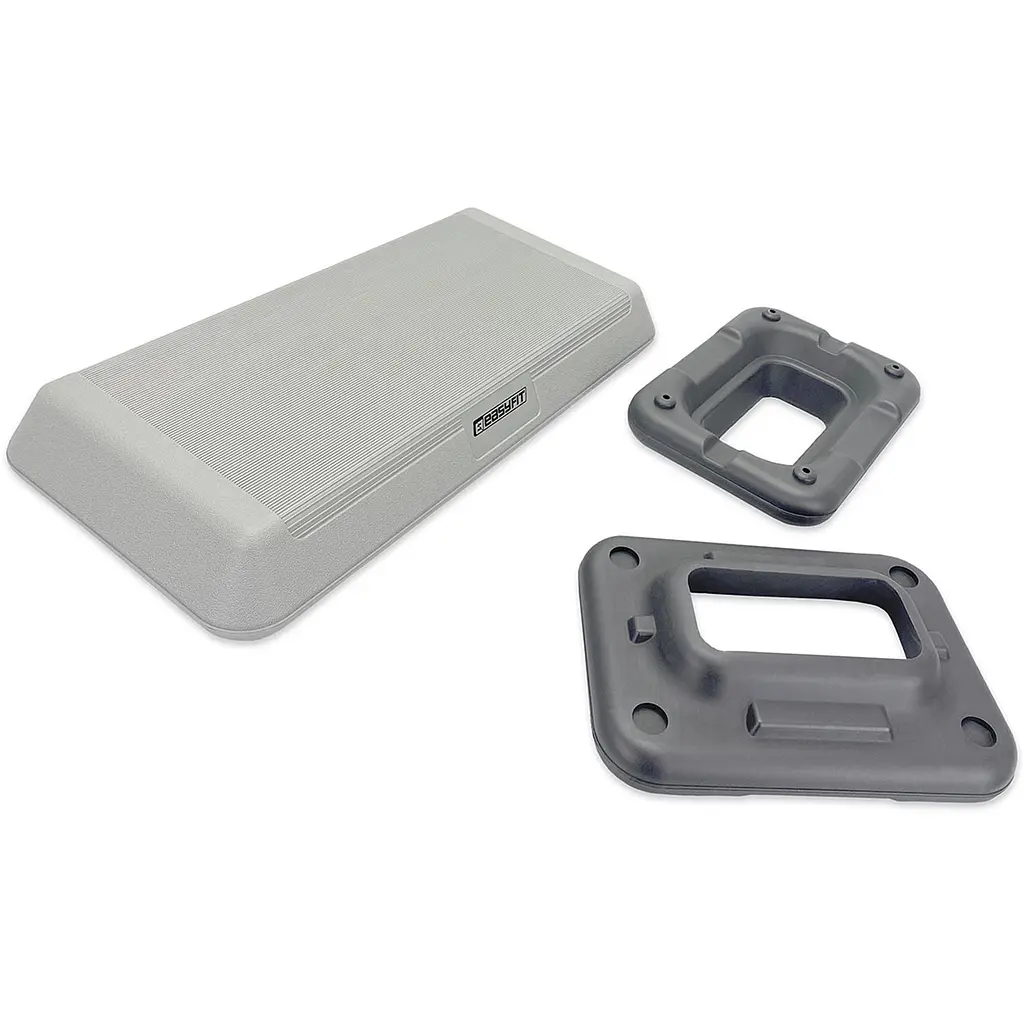 Степ-платформа EasyFit Step-С 3-ступінчаста світло-сіра - фото 5