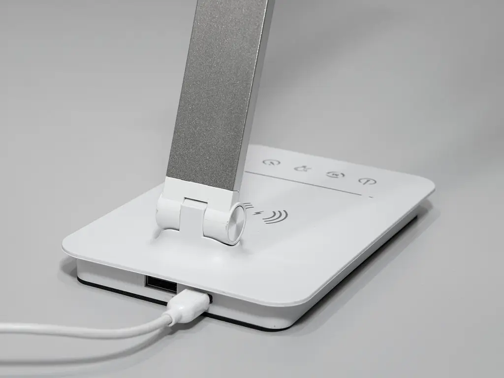Світлодіодна настільна лампа з бездротовою зарядкою Diasha A5502P SL wireless charge - фото 6