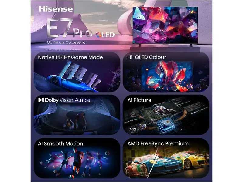 Телевізор Hisense 43E7S PRO - фото 5