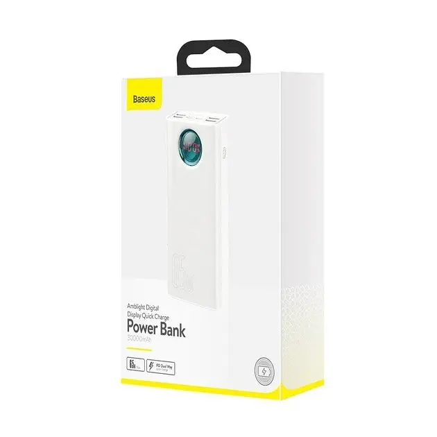 Портативный внешний аккумулятор Baseus Amblight 65W 30000mAh (PPLG-A02, PPLG000102) - фото 2