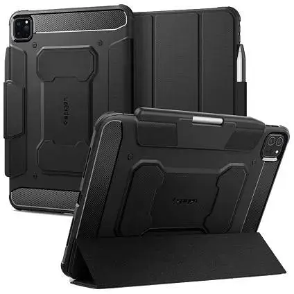 Протиударний чохол Spigen Rugged Armor Pro Black для iPad Pro 11" M4 (2024) (ACS07017) - фото 2