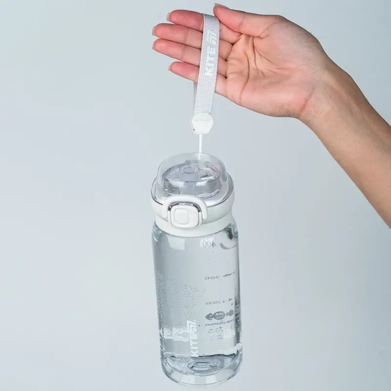 Пляшка для води Kite 500 мл біла (K26-1316-1) - фото 6