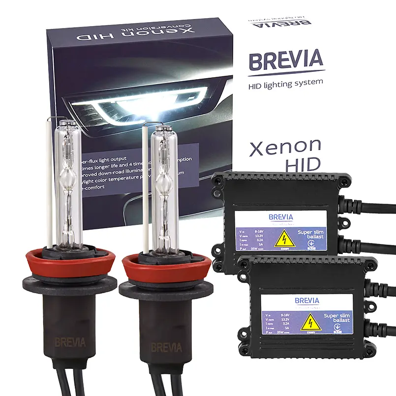 Комплект ксенону Brevia Н11 6000К + Super Slim Ballast(15962)